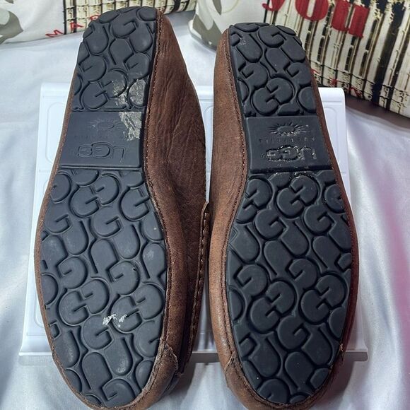 Ugg Stout‎ Brown Hunley, Loafers & Slip-Ons MEN\'S leather moccasins-11/USA main image 8